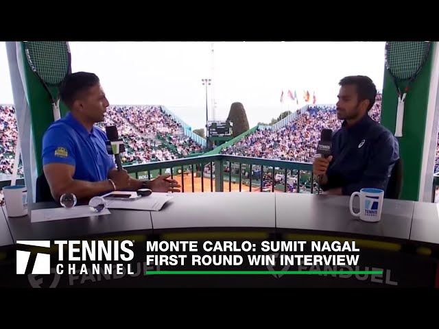 Sumit Nagal Discusses Inspiring Journey From India to Top-100 | Monte Carlo First Round