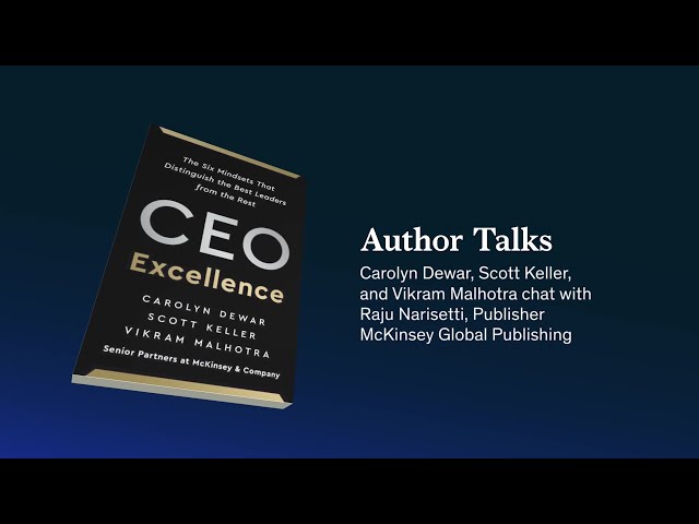 Author Talks: What separates the best CEOs from the rest?