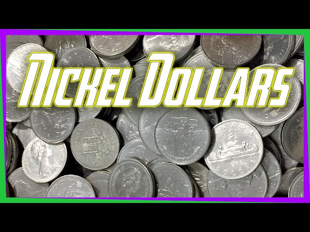 Sorting 400+ 🇨🇦 Canadian Nickel 🪙 Dollars 🤑