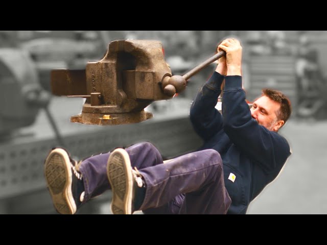 How Strong is this Giant Vintage Vise?