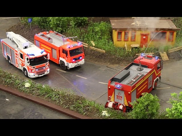 RC Feuerwehreinsatz - Intermodellbau Dortmund
