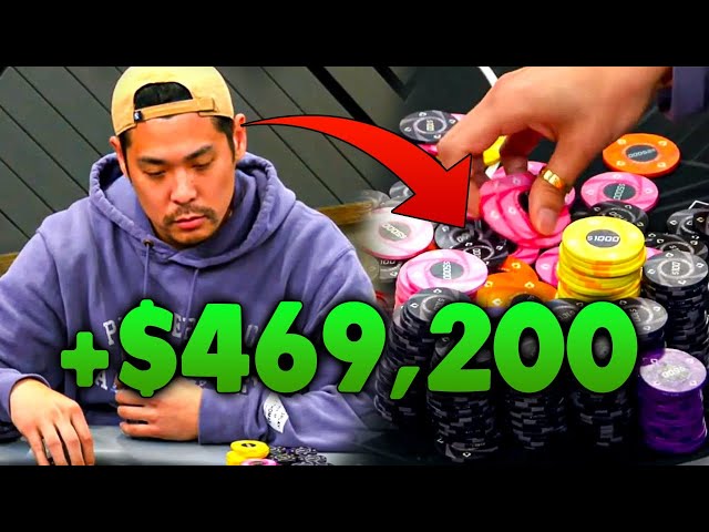 Newcomer Plays High Stakes Poker & Wins Every Pot