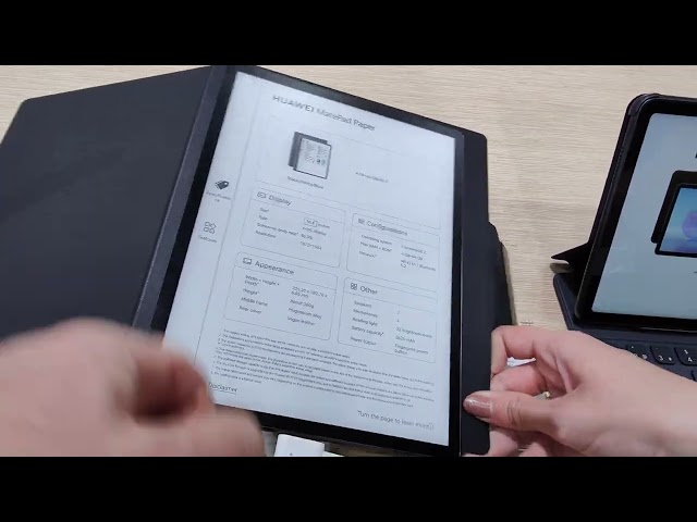 Huawei MatePad Paper a tablet with an eink display