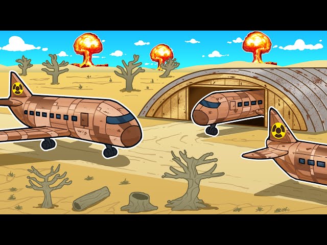I created a POST APOCALYPTIC AIRLINE in Fly Corp!