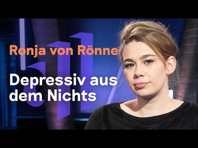 Warum Ronja von Rönne trotz schöner Kindheit heute an Depressionen leidet | deep und deutlich