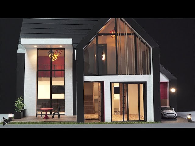 How to make Amazing House with bricks - Mini Model