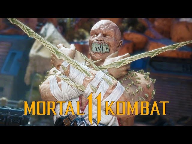 Mortal Kombat 11 - Baraka Gameplay vs Sonya Blade and Scorpion