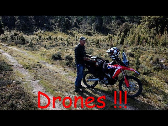 Drones! Capturing St Patricks River and Paradise Plains by drone....... sort of.  CRF300 Rally