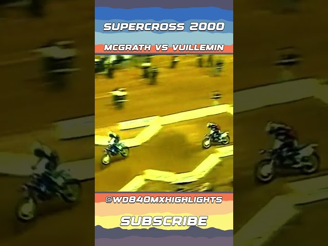 Jeremy Mcgrath vs David Vuillemin Supercross 2000