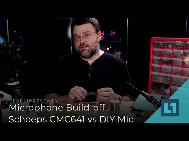Level1 Project: Microphone Build-off -- Schoeps CMC641 vs Wendell Built DIY Mic