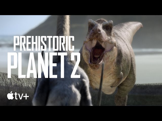 المقطع الترويجي الرسمي للموسم الثاني من Prehistoric Planet على +Apple TV