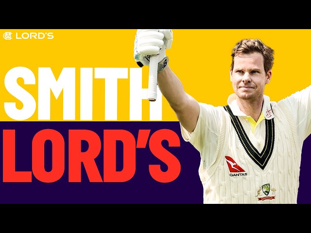 😍 He Loves Batting Here! | The Best of Steve Smith at Lord's