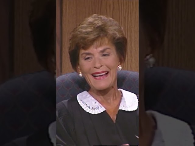 Judge Judy hasn't made a mistake since 1947! #shorts