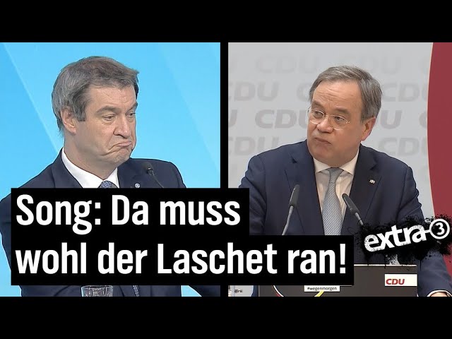 Song zur CDU-Kanzlerfrage: "Müssen wir jetzt den Laschet nehmen?" | extra 3 | NDR