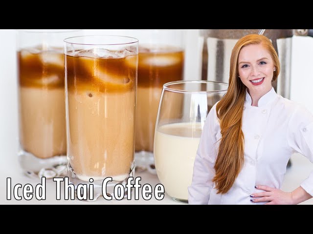 EASY Iced Vanilla Thai Coffee - Delicious Coffee Drink!!