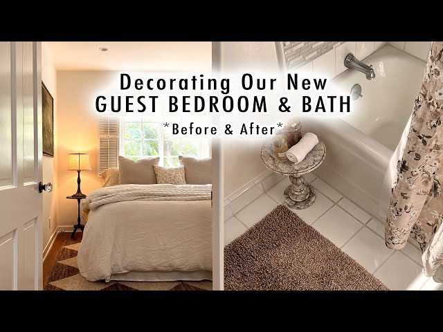 Decorating Our GUEST BEDROOM & BATH *Before & After* | Budget-Friendly Decor Ideas | XO, MaCenna