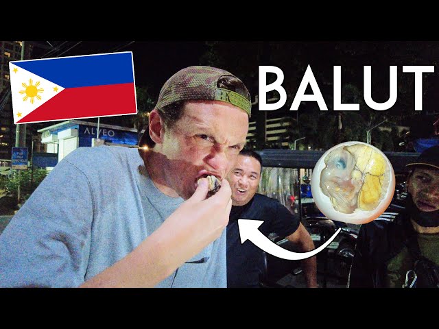 American Tourist Tries BALUT in the Philippines! Travel Vlog