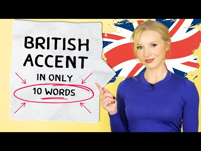 🇬🇧 10 WORDS TO LEARN BRITISH ACCENT (Modern RP)