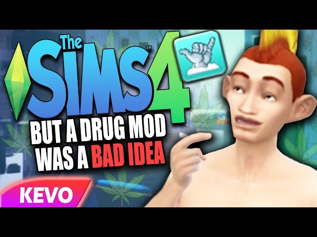 Sims 4 but a drug mod was a bad idea