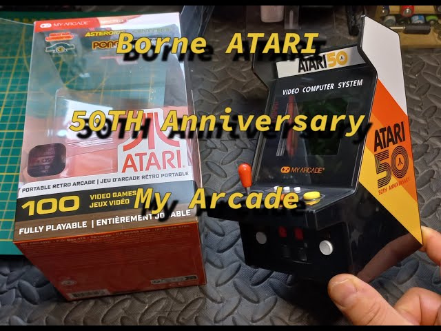 Borne Atari 50th Anniversary My Arcade, salut Les Rétros !