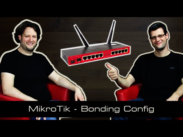 MikroTik Tutorial 32 - MikroTik Bonding Config [deutsch]