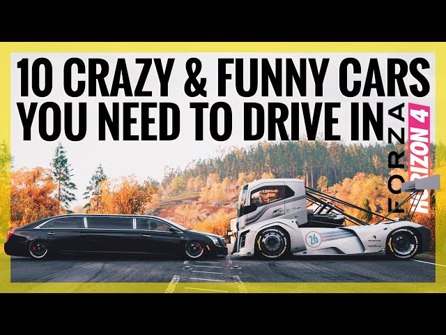 10 Crazy & Funny Cars in Forza Horizon 4 that you need to own & drive (incl. Funny Moments)