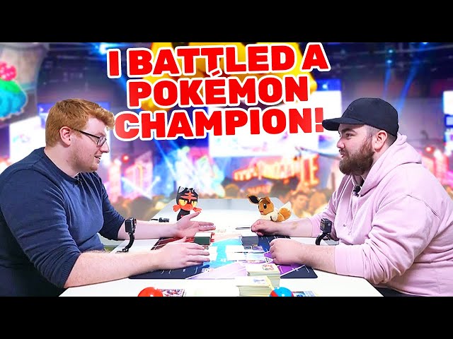 I challenged a Pokémon TCG Champion to a battle!