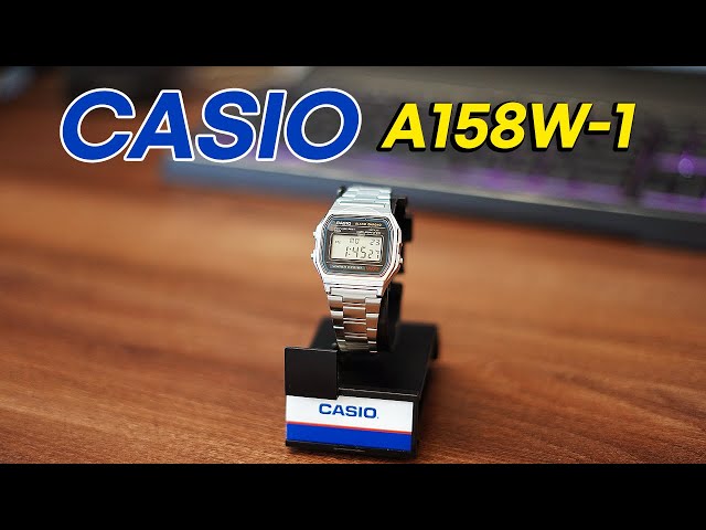 Casio A158W-1 Cinematic Unboxing (The Iconic Retro Watch)