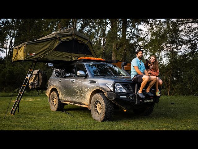 Rooftop Tent Camping in our Nissan Patrol  | Relax to the Soothing Sounds of Nature | CAMPING ASMR |