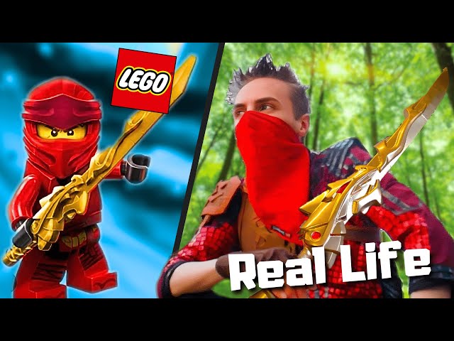 Epic LEGO Ninjago Build: Life-Size Sword of Fire!