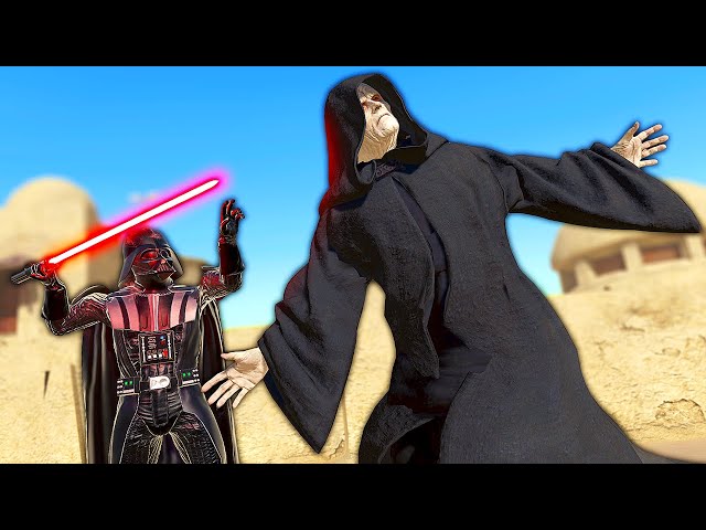 Darth Vader FIGHTS Palpatine - Blade and Sorcery VR Mods