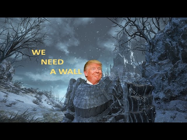 Dark Souls 3 TROLLING: I am the wall