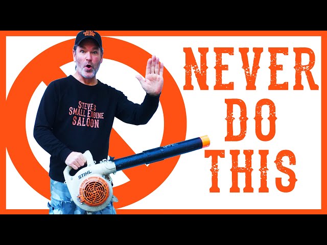 Leaf Blower Disaster: The One Thing You Should NEVER Do (Click Now)