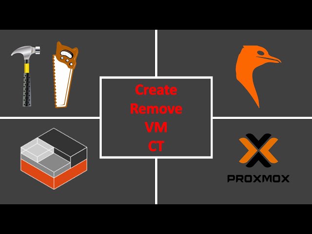 Creating and Removing Containers and Virtual machines Getting started with Proxmox 8