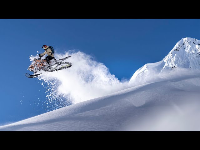 Huge Mountain Sends On Snowmobiles & Skis