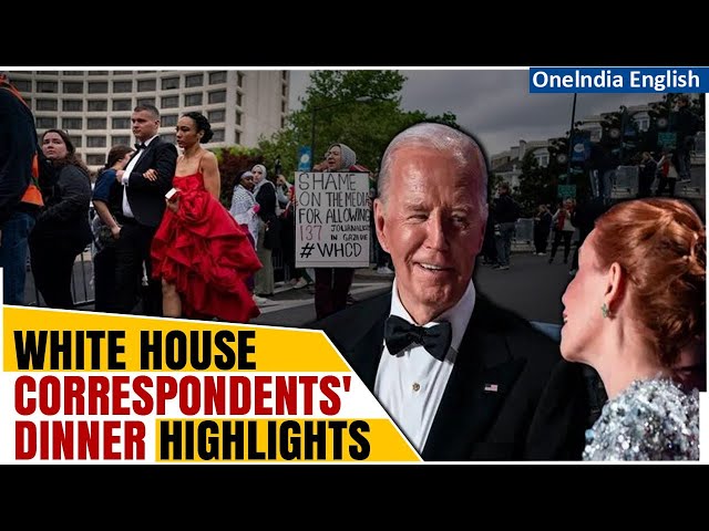 U.S. Correspondents' Dinner: Biden Roasts Trump, Protest Outside White House & More| Oneindia News