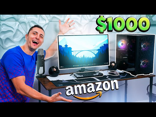 I Built a Full Gaming Setup for $1000 using only Amazon!