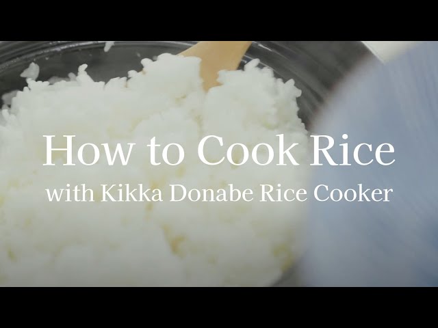 How to Cook Rice with ”GINPO Kikka Banko Donabe Rice Cooker”