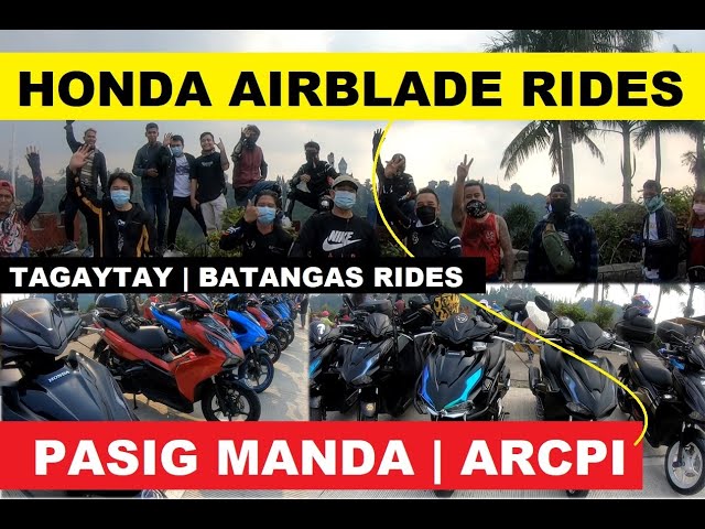 Airblade Riders Club Philippines Inc ARCPI | Tagaytay | Lemery Batangas Rides | MotoKem