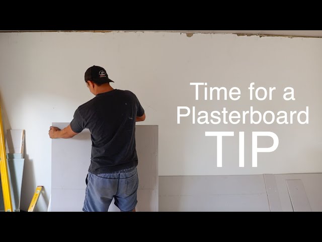 A Tip For Cutting Plasterboard