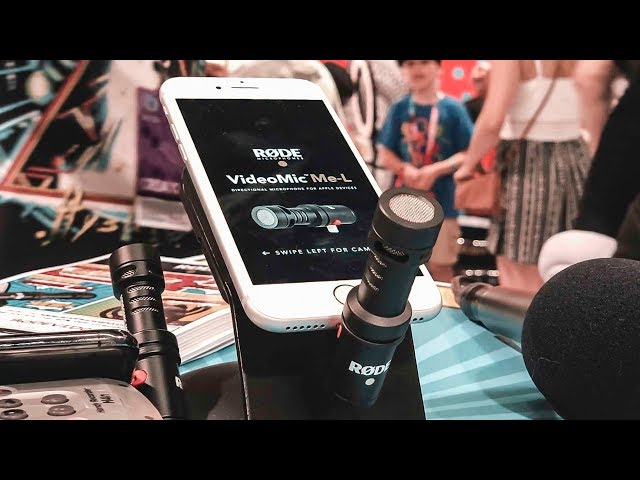 Rode VideoMic Me-L iPhone X Comparison - Vidcon 2018