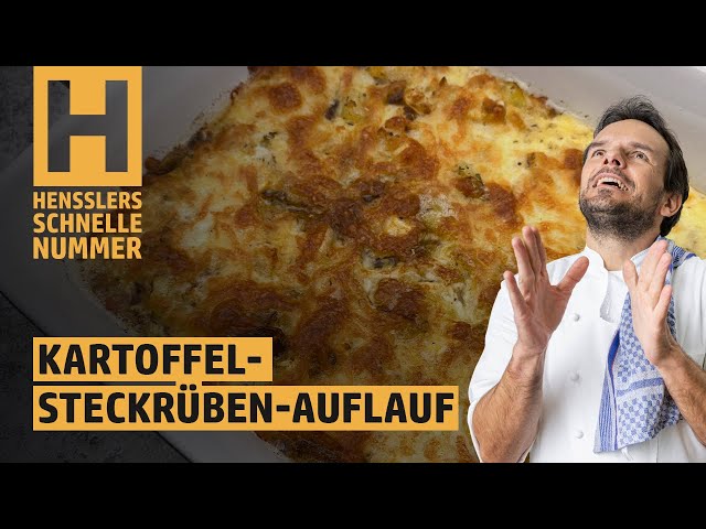 Schnelles Gebratener Kartoffel-Steckrüben-Auflauf Rezept von Steffen Henssler | Günstige Rezepte