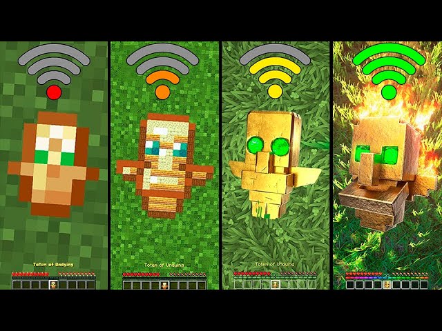 Minecraft physics with different Wi-Fi be like