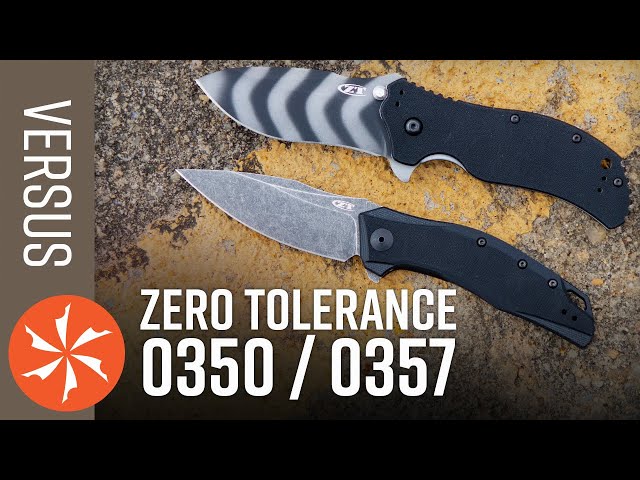 Zero Tolerance Upgrades: ZT 0350 vs ZT 0357 | KnifeCenter Reviews