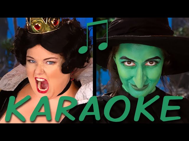 QUEEN OF HEARTS vs WICKED WITCH Karaoke (Princess Rap Battle) Instrumental Sing-along