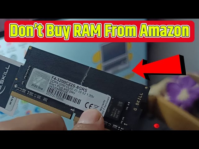Amazon Froud Broken RAM Delivered #amazon #onlineshopping
