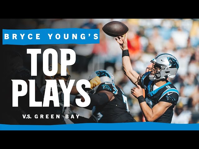 Bryce Young's Best Plays From 312 Yard Game | Carolina Panthers