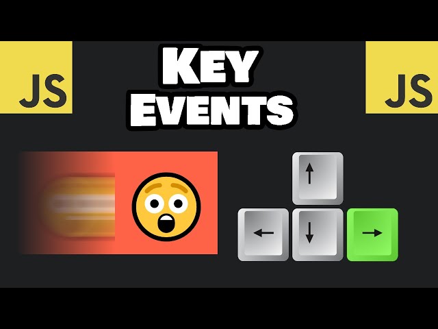 Learn JavaScript KEY EVENTS in 10+ minutes! ⌨