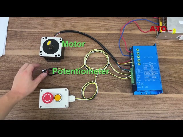 Control circuit for BLDC motor | External speed regulation