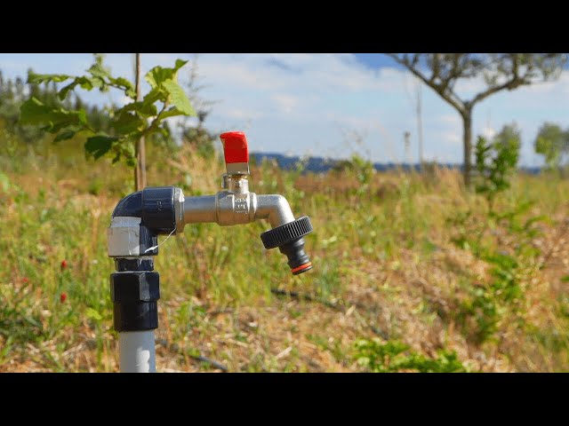 Installing Irrigation & Running Water On Off Grid Land
